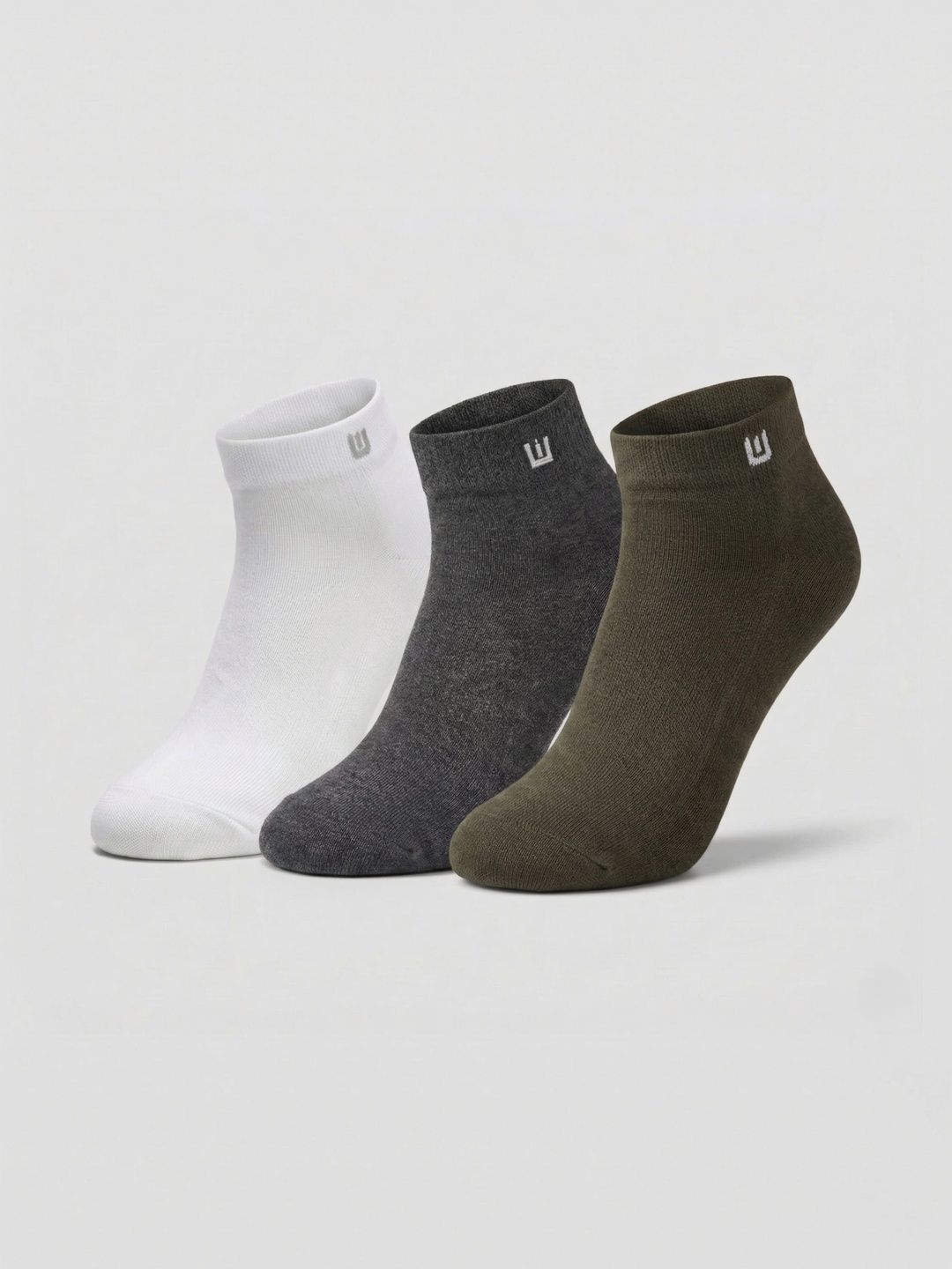 Moda Rapido Men Pack of 3 Cotton Assorted Ankle Length Socks