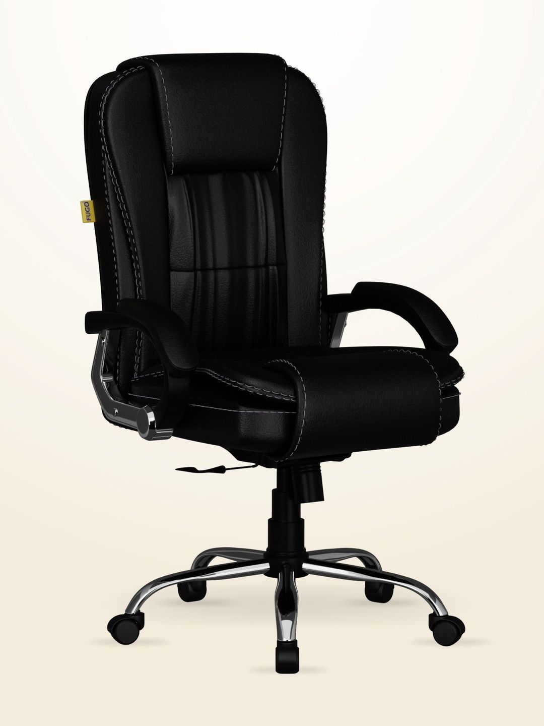 FUGO Black Study Arm Chair Study Chair
