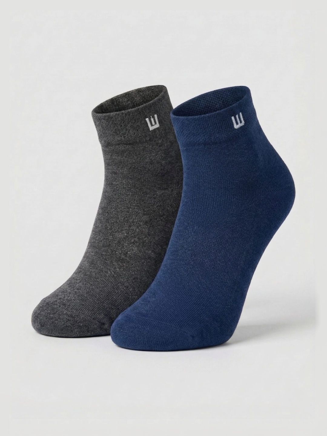 SZN Unisex Pack of 2 Cotton Assorted Ankle Length Socks