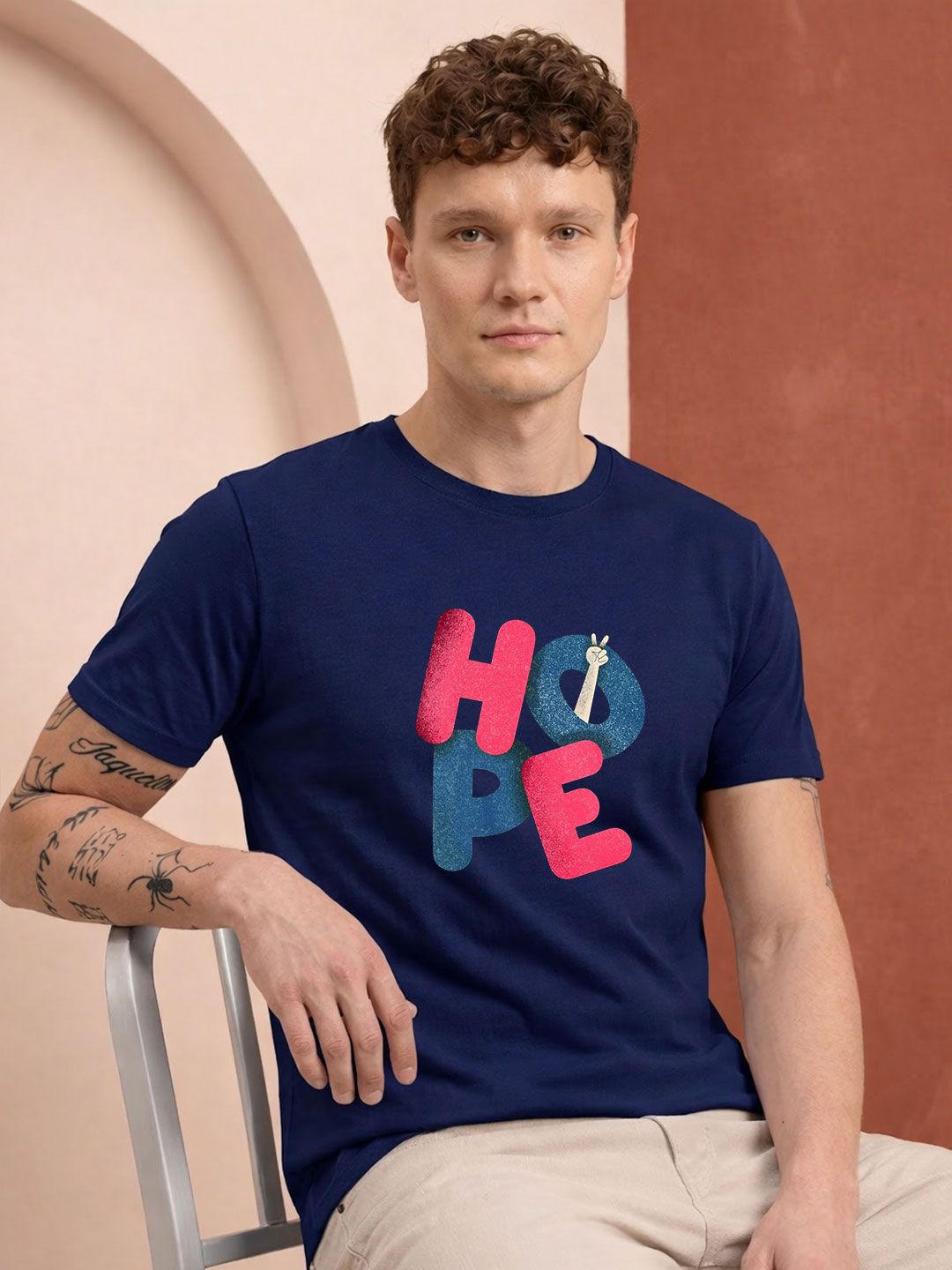HERE&NOW Men Printed T-shirt
