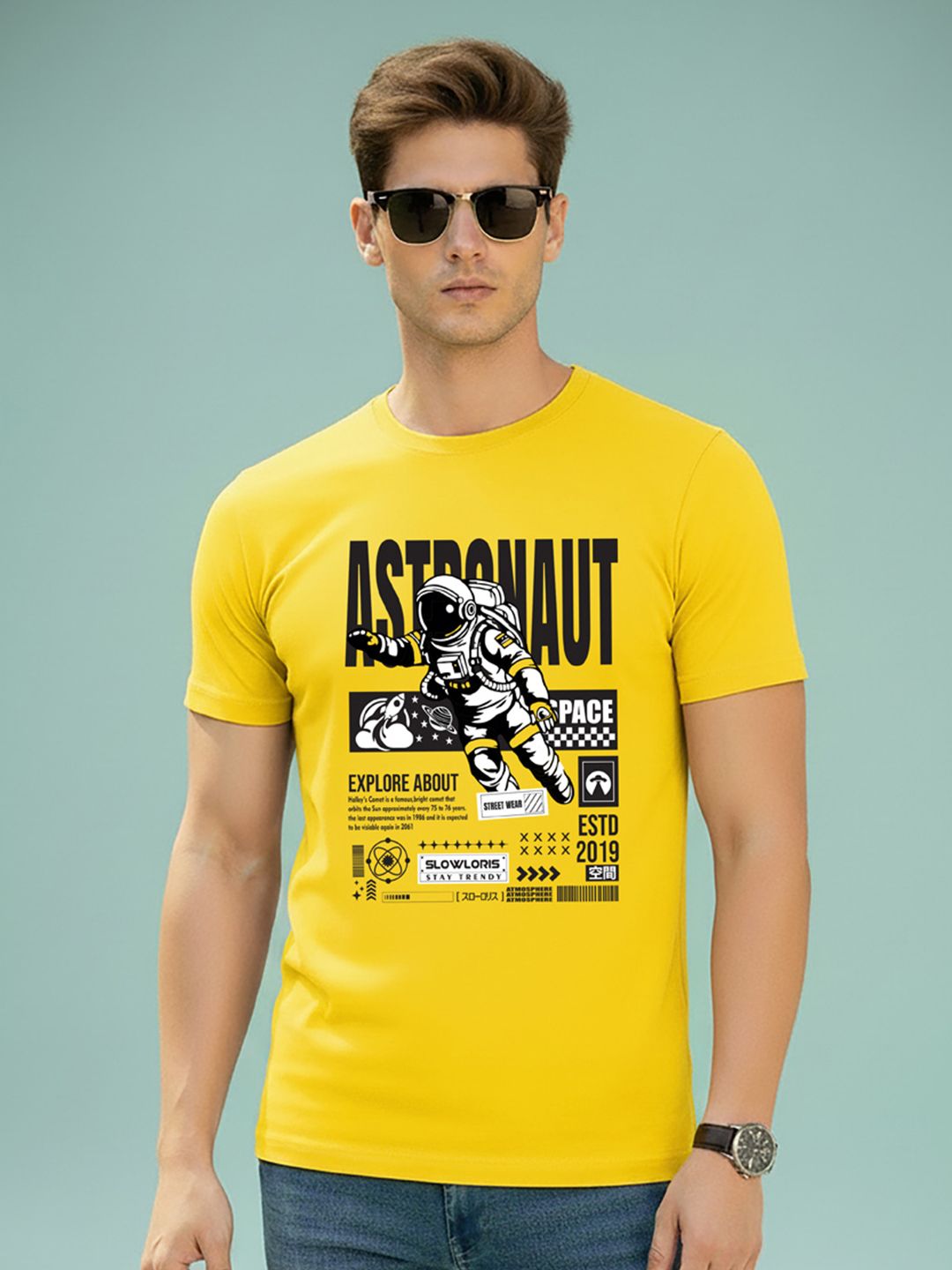 CRYPTIC Men Typography Printed T-shirt