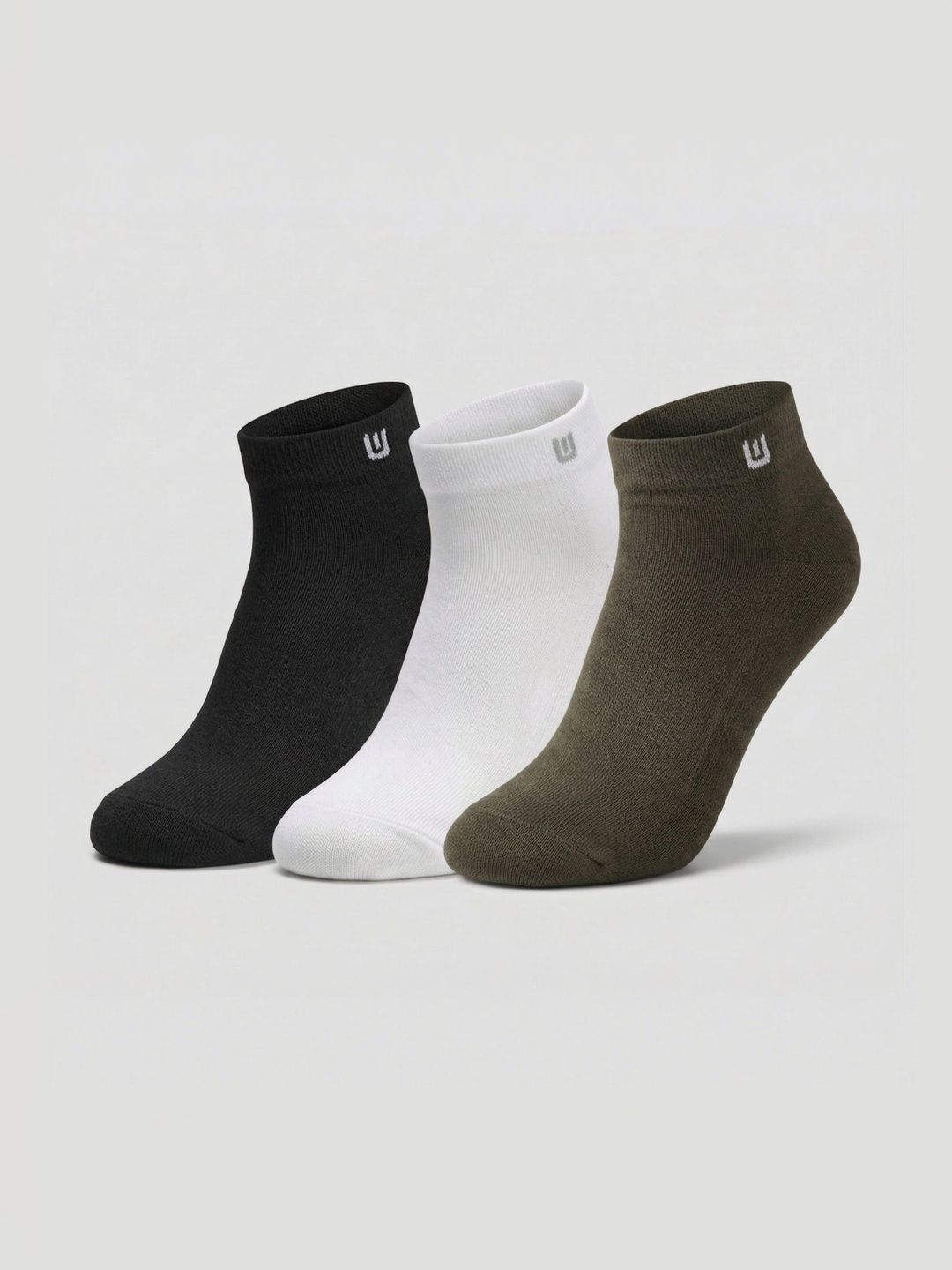 Moda Rapido Men Pack of 3 Cotton Assorted Ankle Length Socks