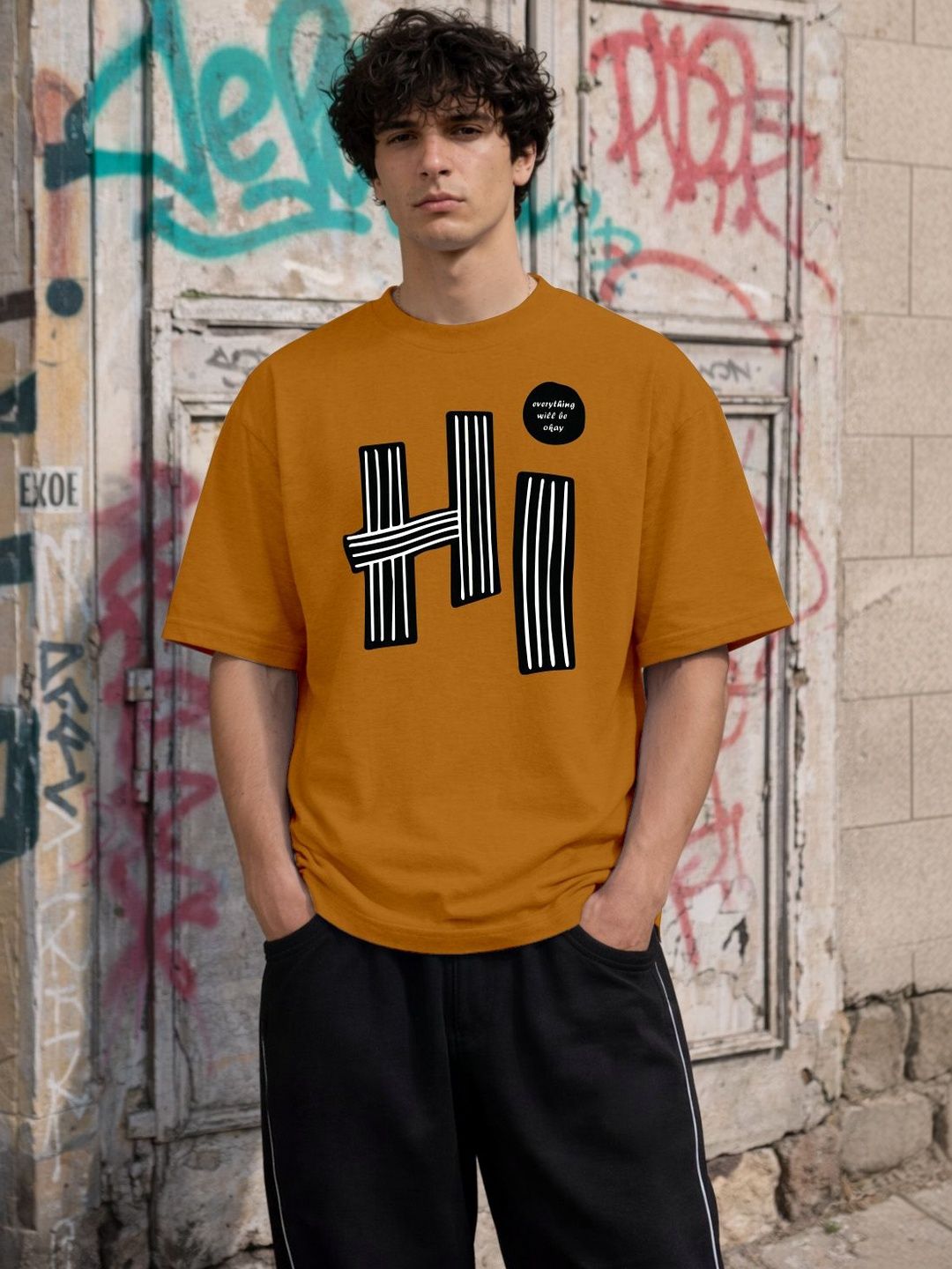 FTX Men Typography Printed T-shirt