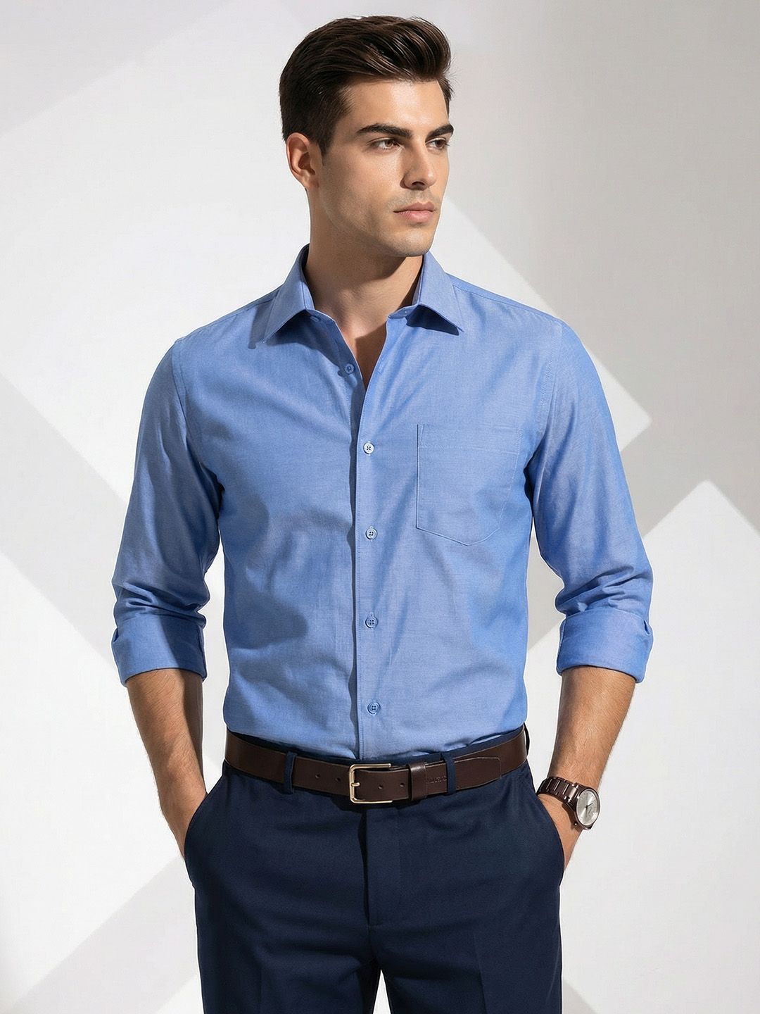 INVICTUS Slim Fit Pure Cotton Formal Shirt