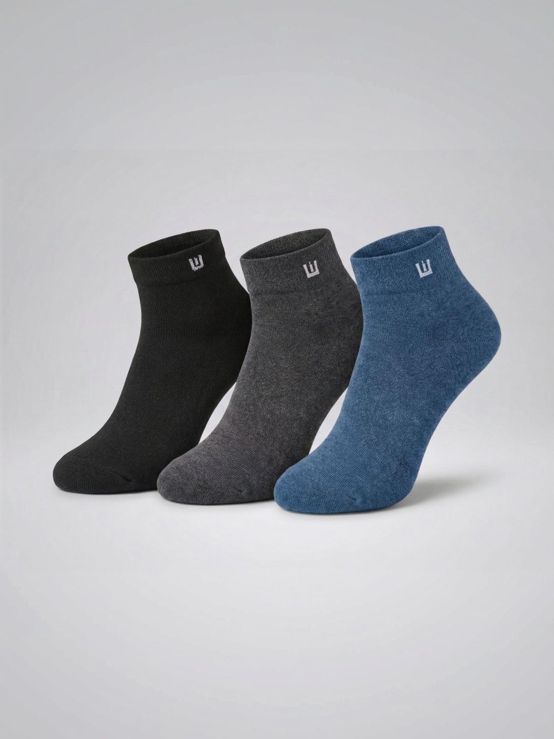 Moda Rapido Men Pack of 3 Cotton Assorted Above Ankle Socks