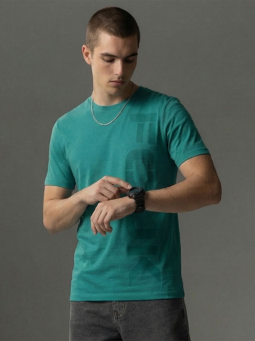FCUK Brand Logo Printed T-shirt