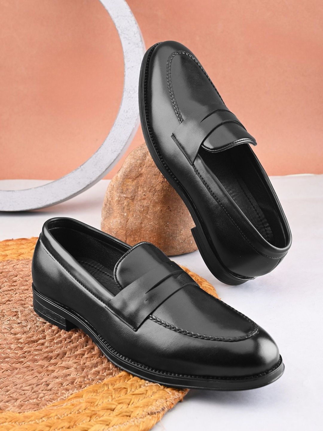 House of Pataudi Men Slip-on Light Weight Comfort Formal Loafers
