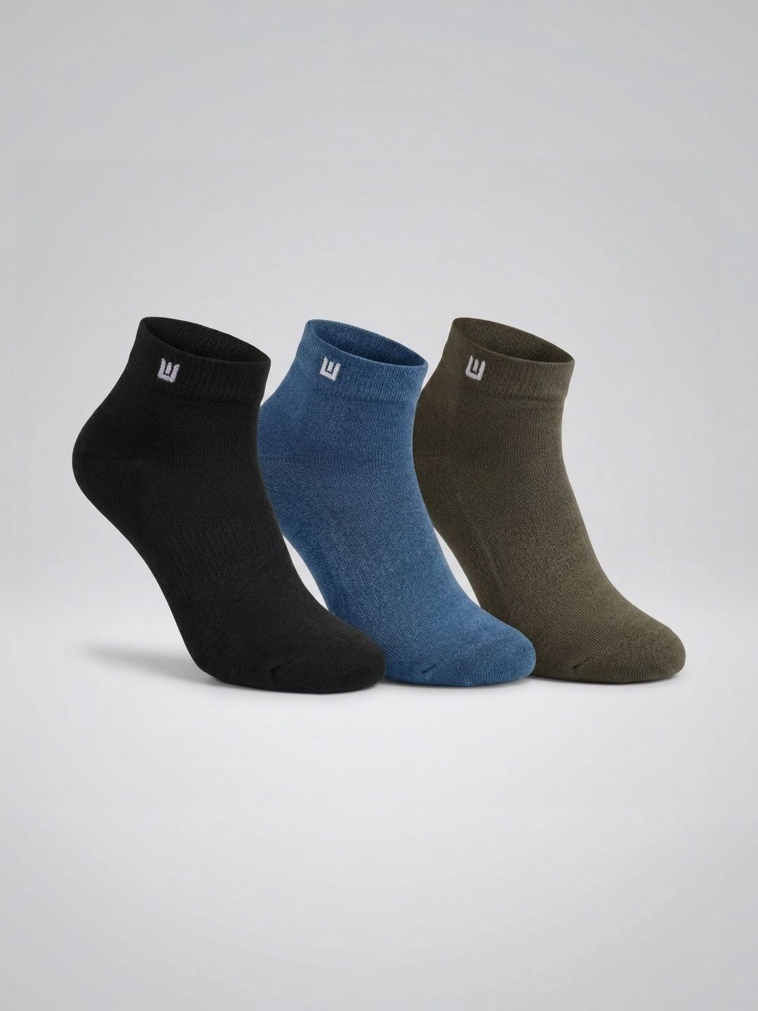 Moda Rapido Men Pack of 3 Cotton Assorted Above Ankle Socks