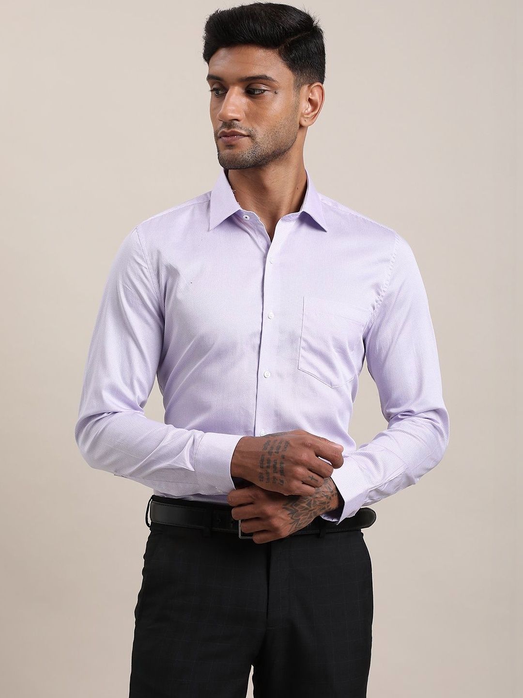 Turtle Men Standard Slim Fit Formal Shirt