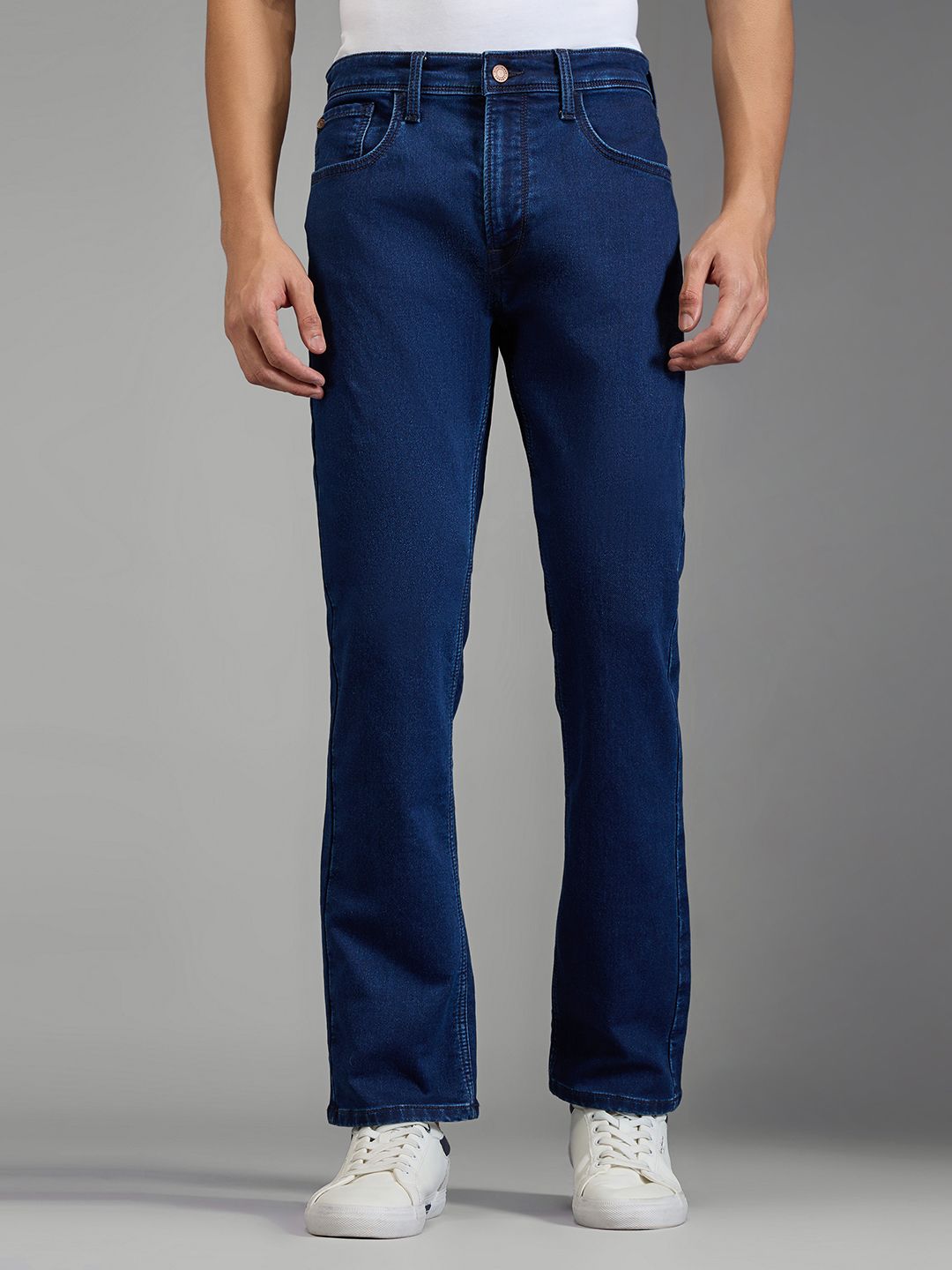 Pepe Jeans Men Holborne Straight Fit Mid-Rise Stretchable Jeans
