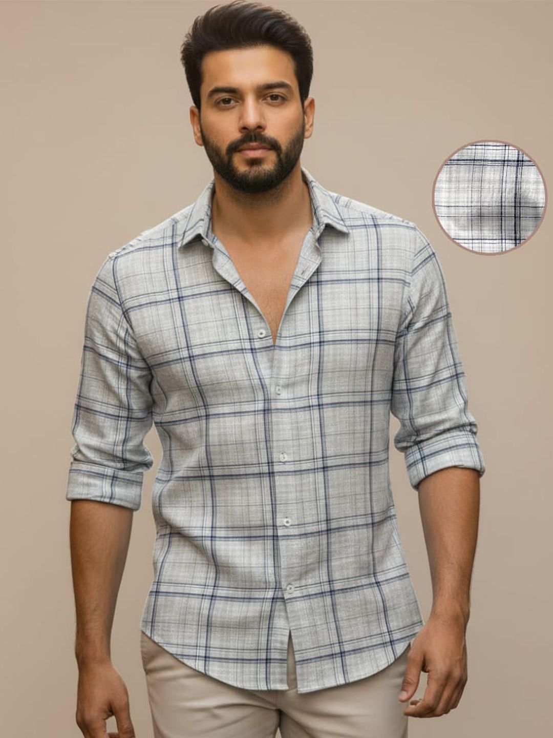 INVICTUS Men Black Checkered Regular Fit Formal Shirt
