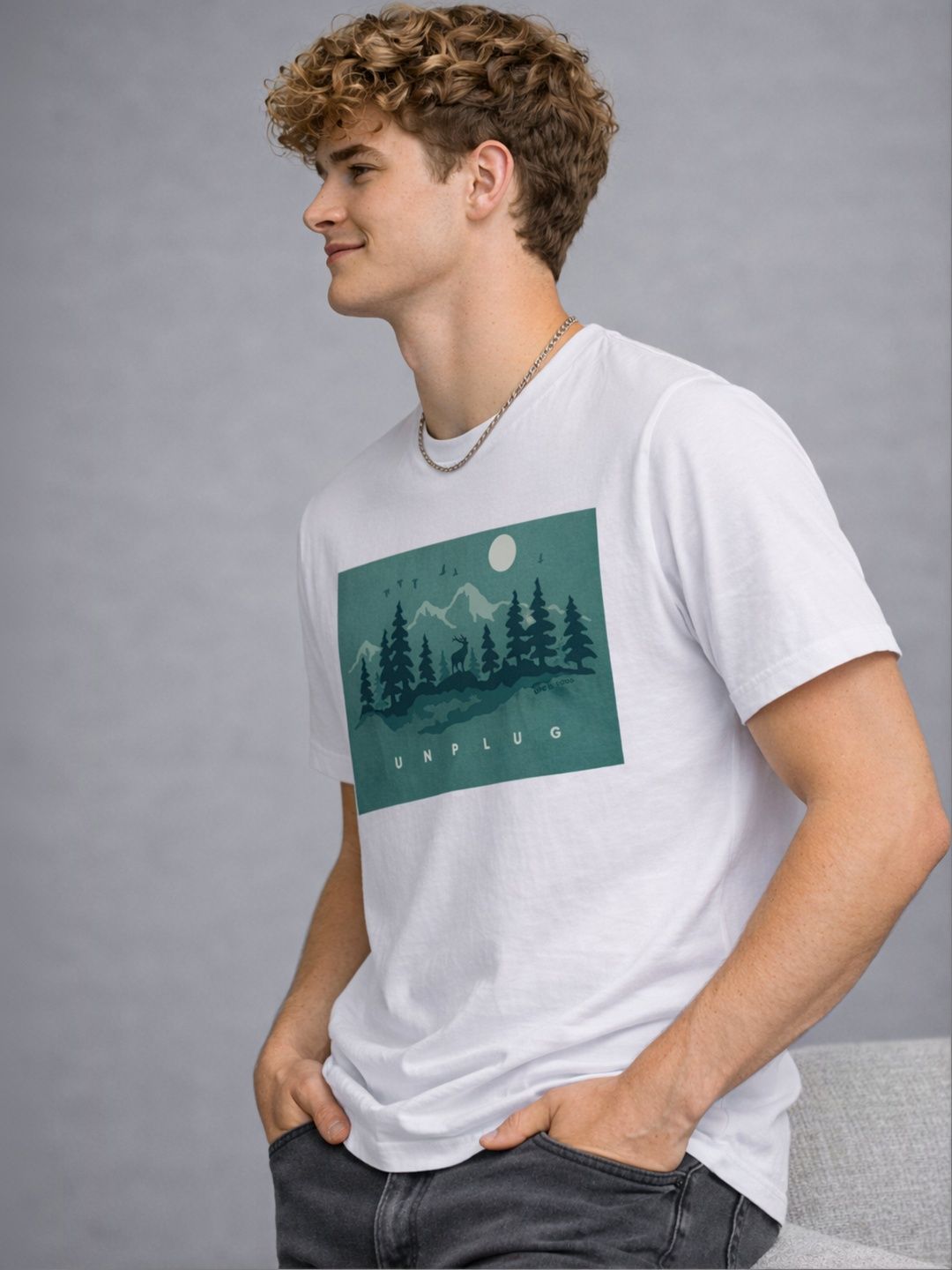 R.Code by The Roadster Life Co. Men Printed T-shirt