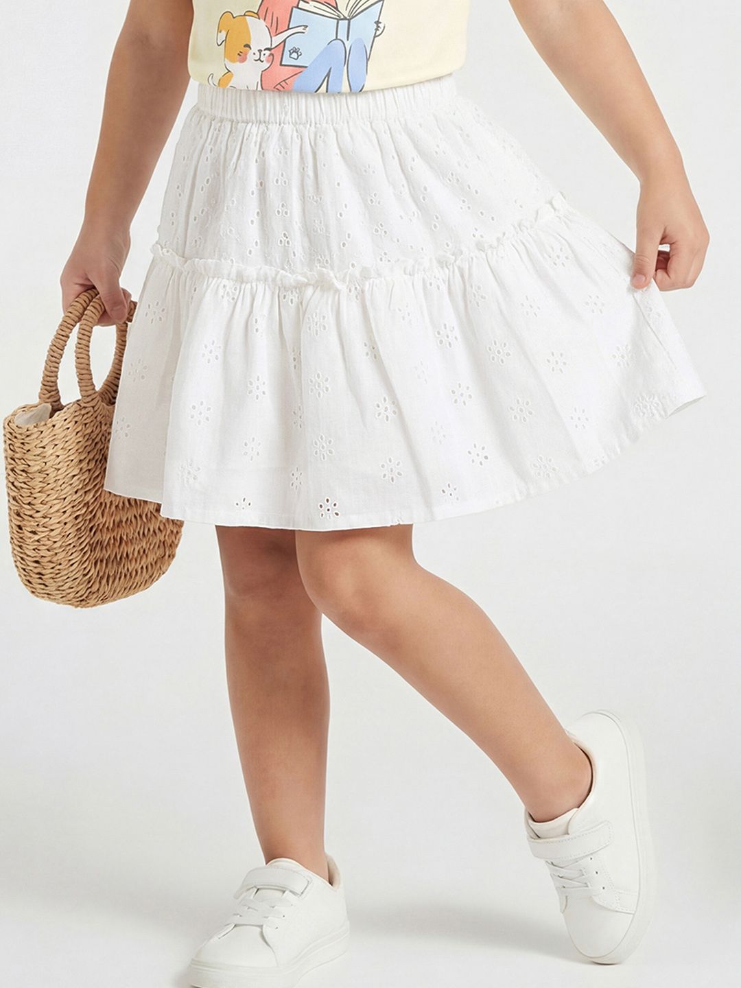 max Girls Pure Cotton Blend Skirts