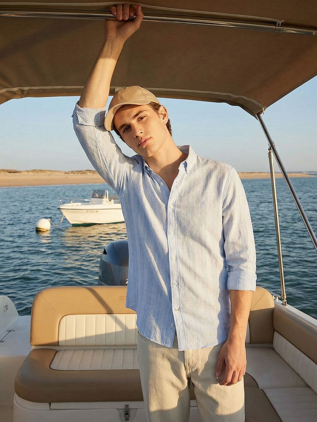 Nautica Striped Casual Shirt