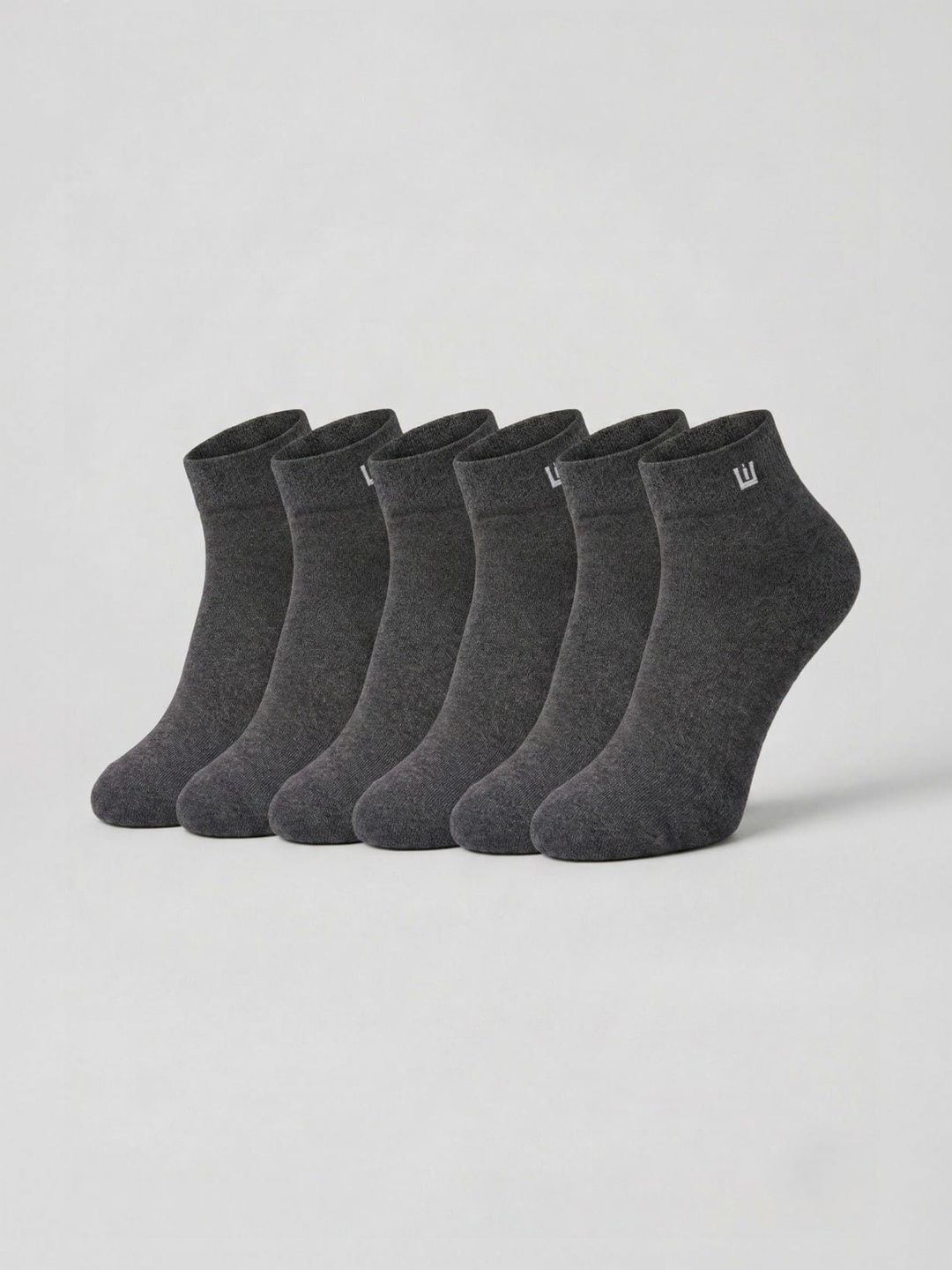 SZN Unisex Pack of 6 Cotton Ankle Length Socks