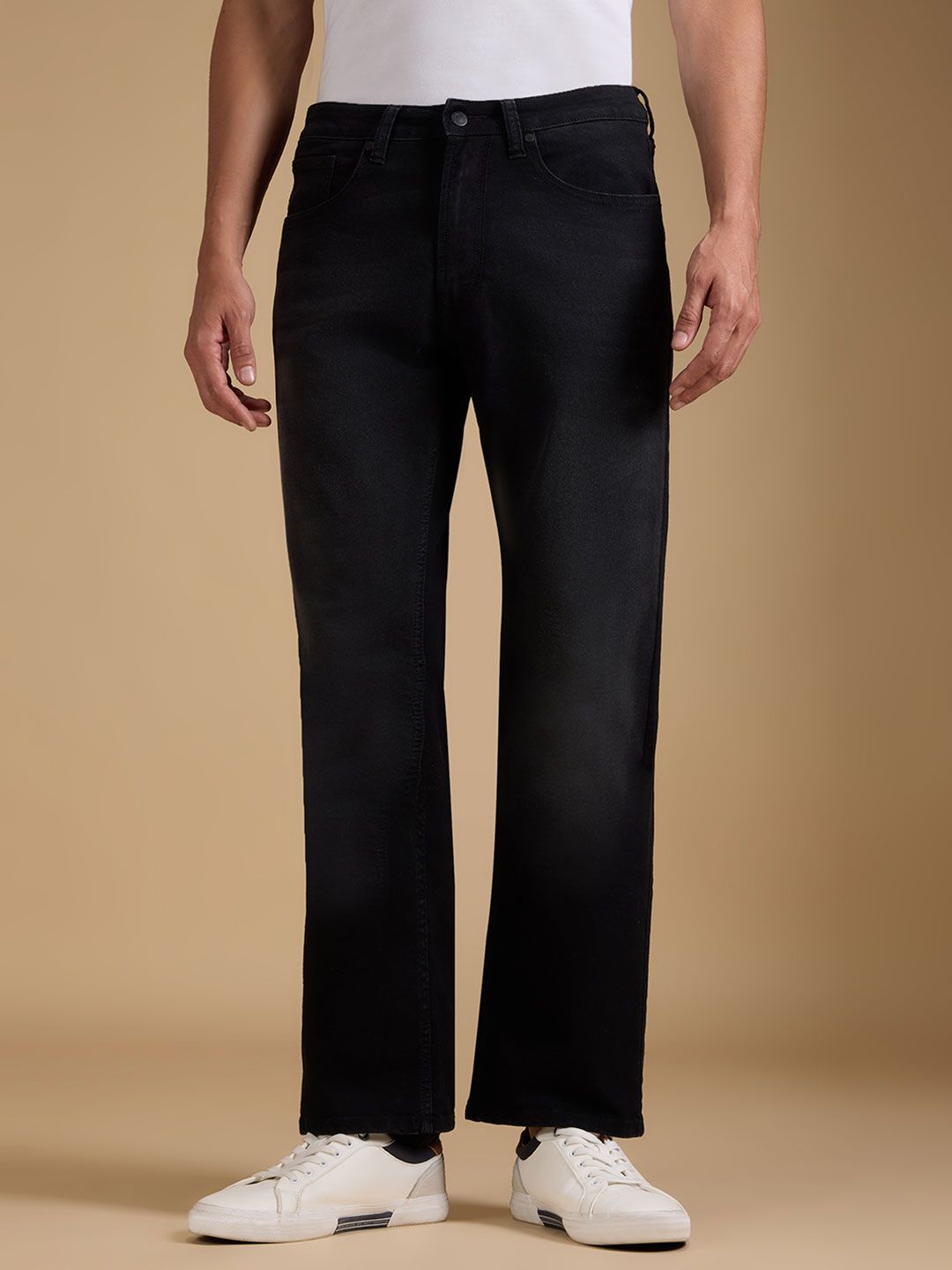 Pepe Jeans Men Comfort Bootcut Mid-Rise Light Fade Stretchable Jeans deal from myntra Pepe Jeans Men Comfort Bootcut Mid-Rise Light Fade Stretchable Jeans deal from myntra