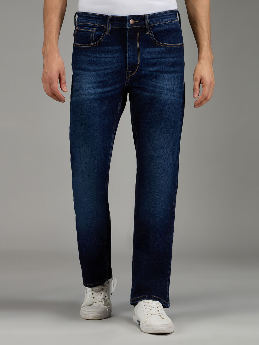 Pepe Jeans Men Bootcut Mid-Rise Light Fade Stretchable Jeans