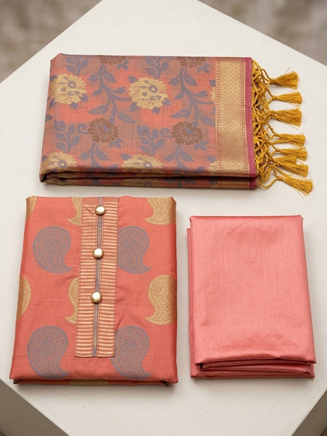 Varanga Unstitched Dress Material