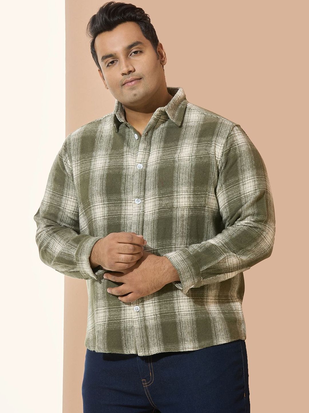 NEON CHILLIE Men Checked Casual Shirt