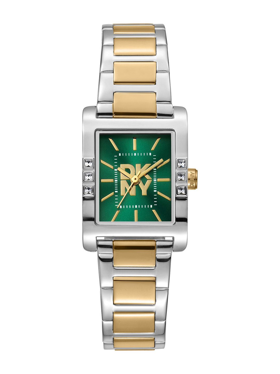 【希少】90s DKNYレザーウエストポーチ アンティークゴールド金具 スクエア Buy DKNY Westside Glitz Women Rectangular Dial Straps Analogue