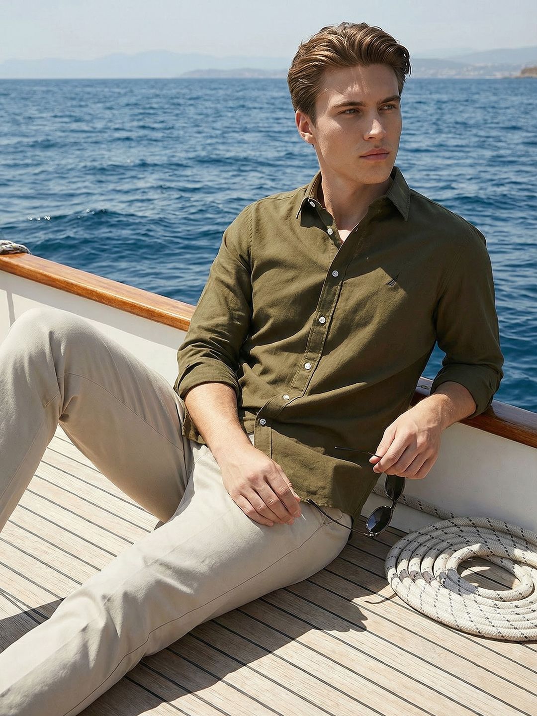Nautica Cotton Casual Shirt