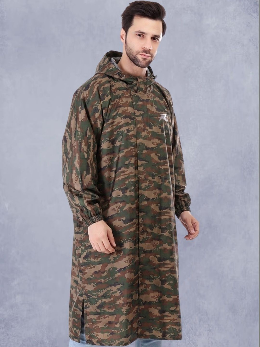 Rocksport Printed Waterproof Hikers Rain Jacket