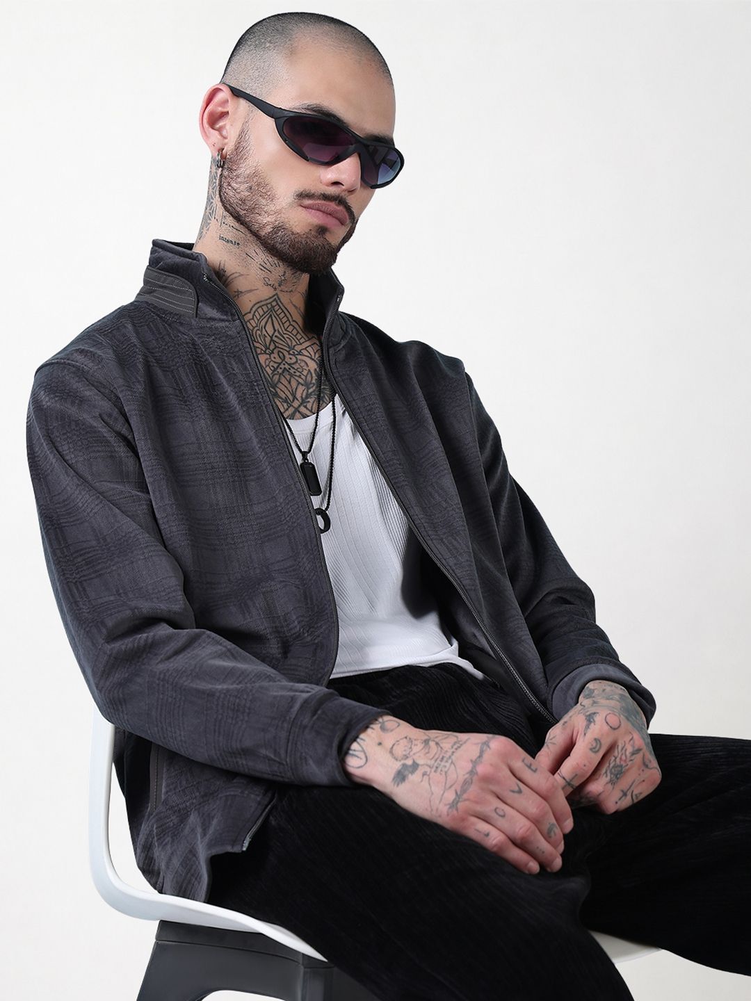 SHOWOFFFF Men Bomber Jacket