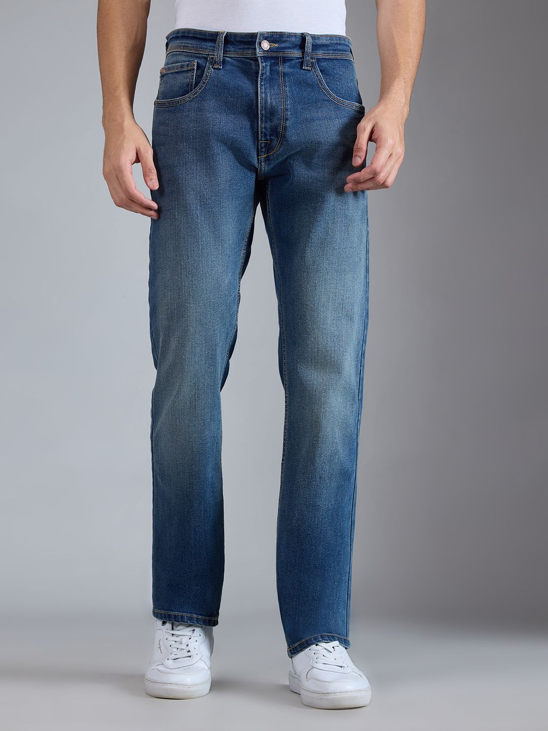 Pepe Jeans Men Mid-Rise Light Fade Stretchable Jeans
