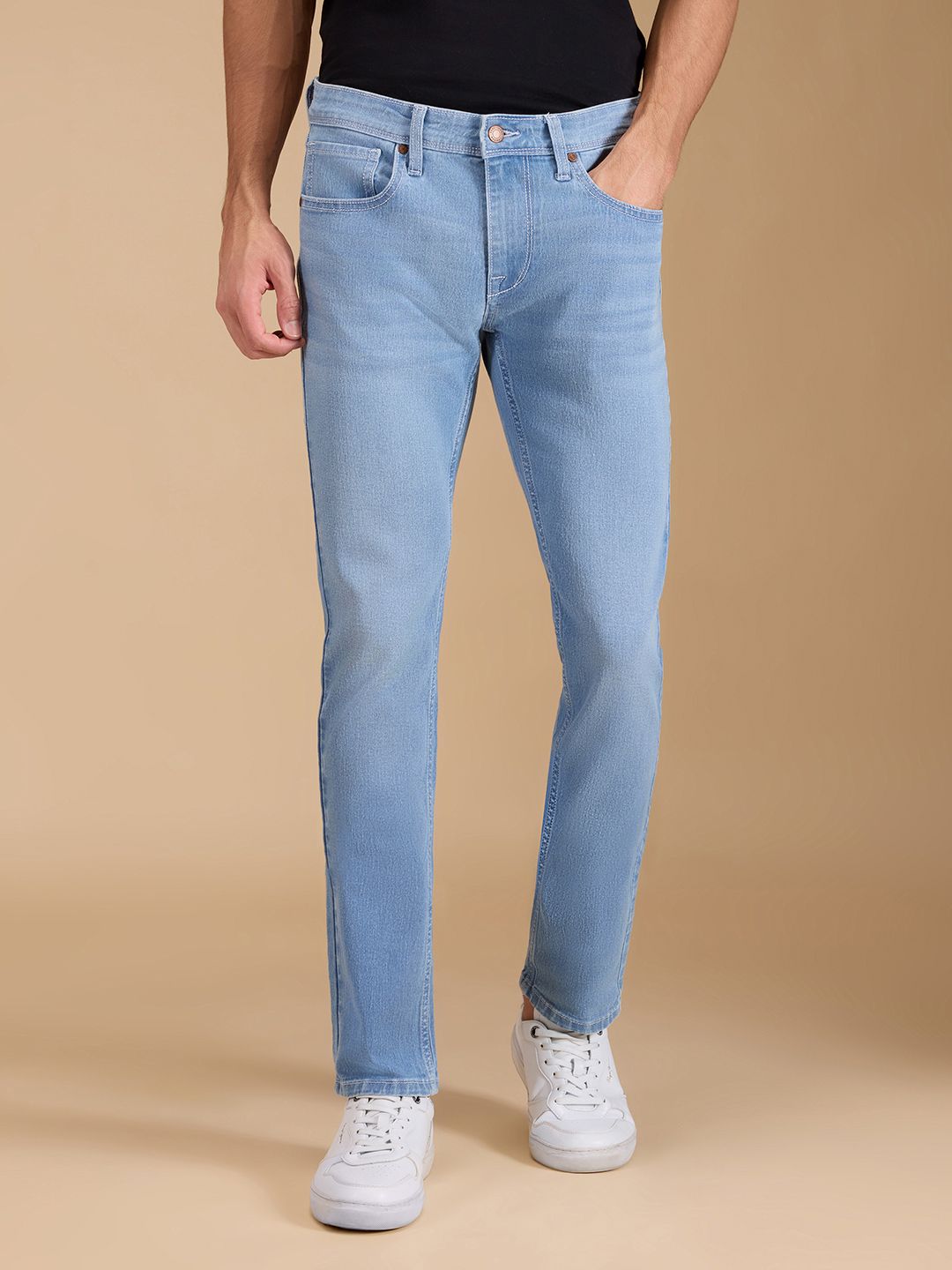 Pepe Jeans Men Slim Fit Mid-Rise Stretchable Jeans