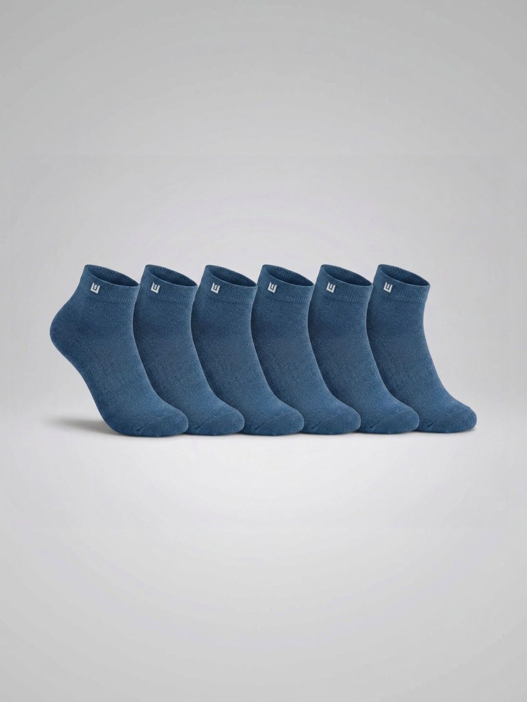 SZN Unisex Pack of 6 Cotton Ankle Length Socks