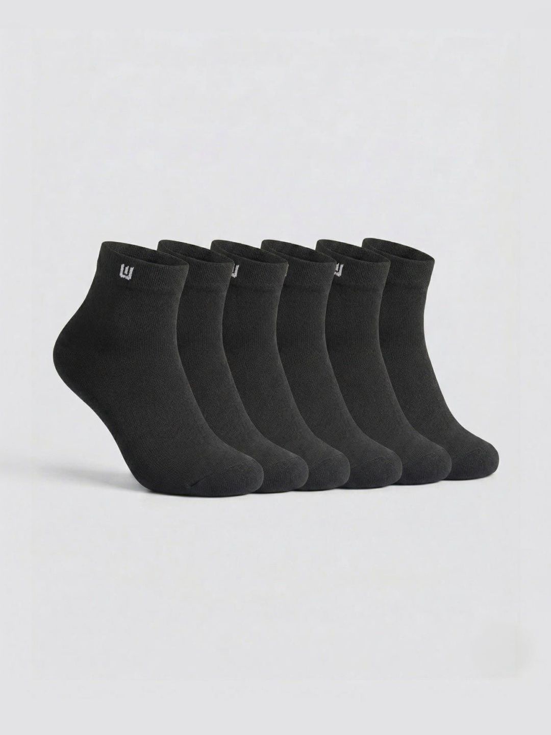 SZN Unisex Pack of 6 Cotton Ankle Length Socks