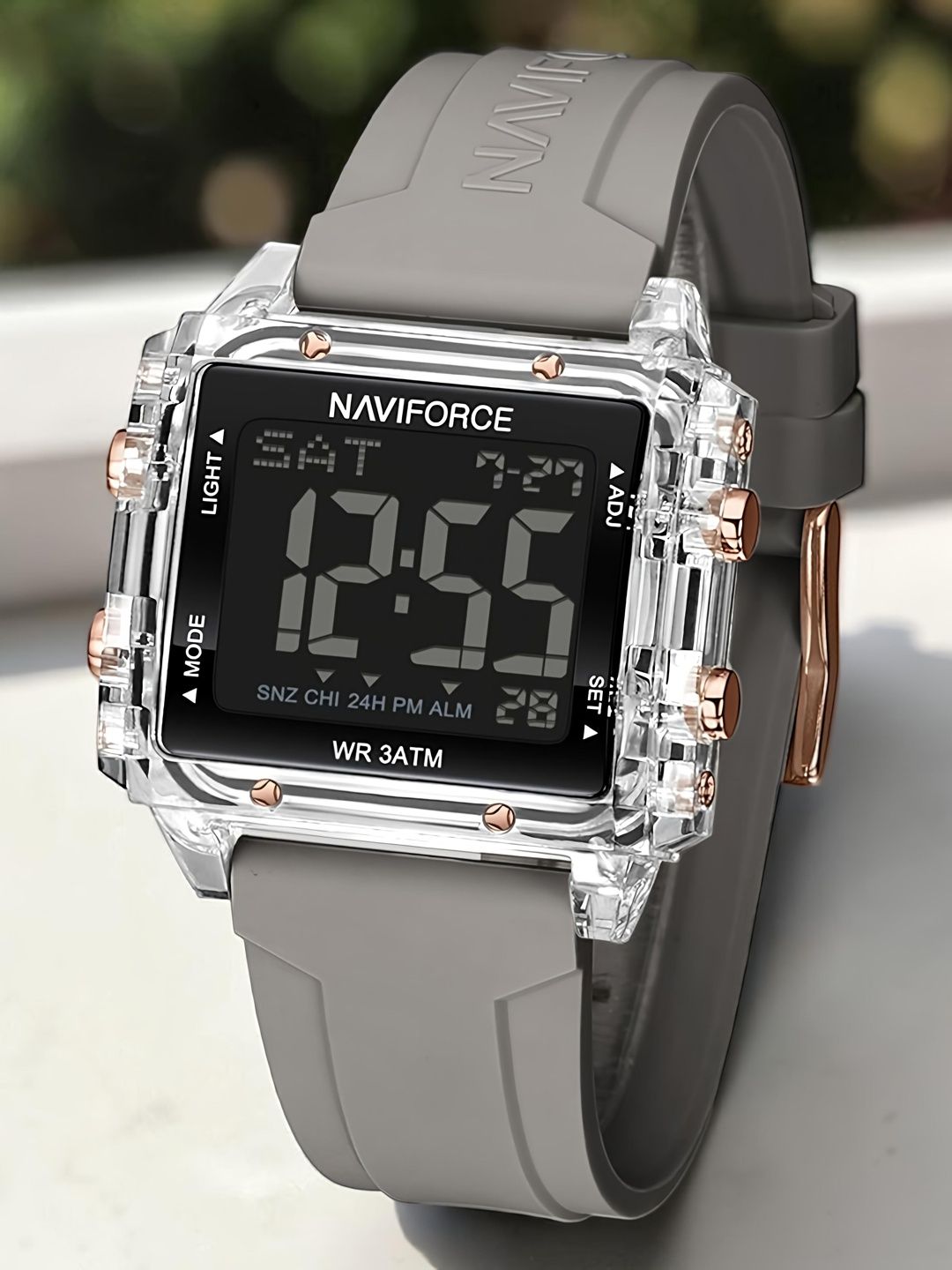 Naviforce Naviforce Women Dial & Straps Digital Multi Function Watch NF7101 S-GY