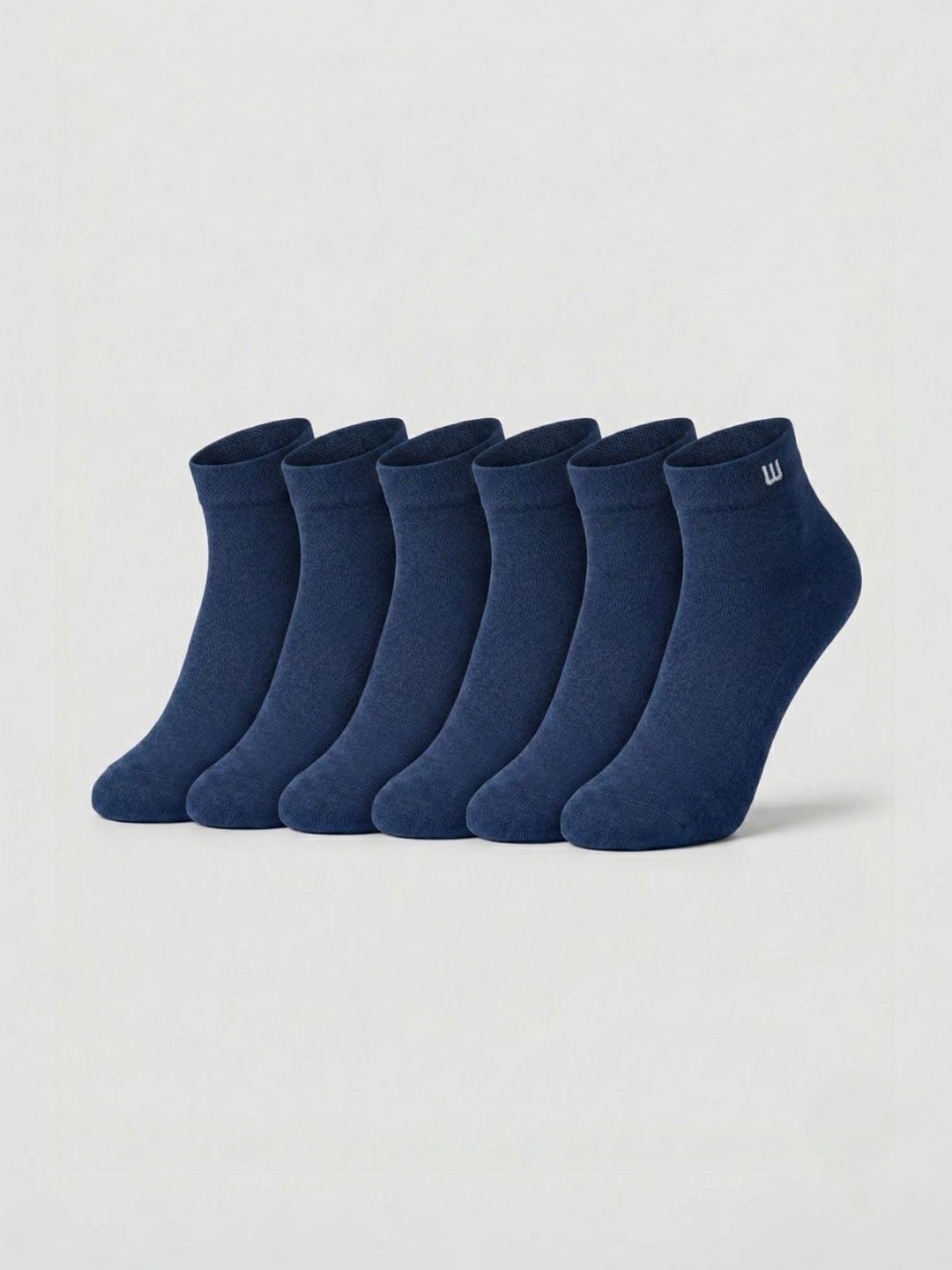 SZN Unisex Pack of 6 Cotton Ankle Length Socks