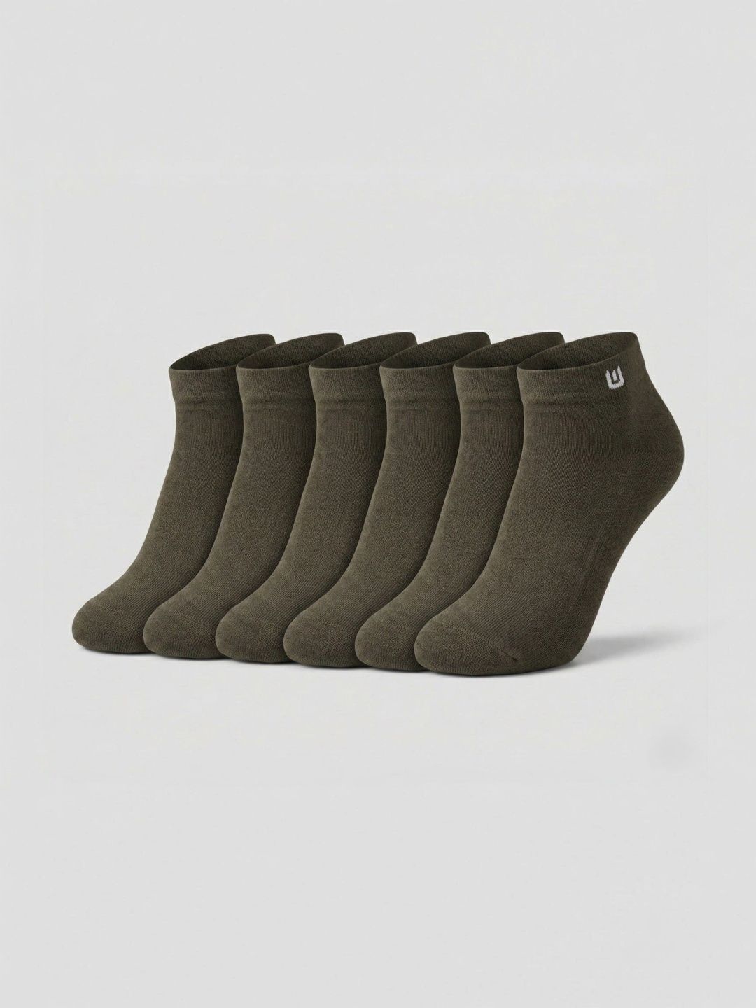 SZN Unisex Pack of 6 Cotton Ankle Length Socks
