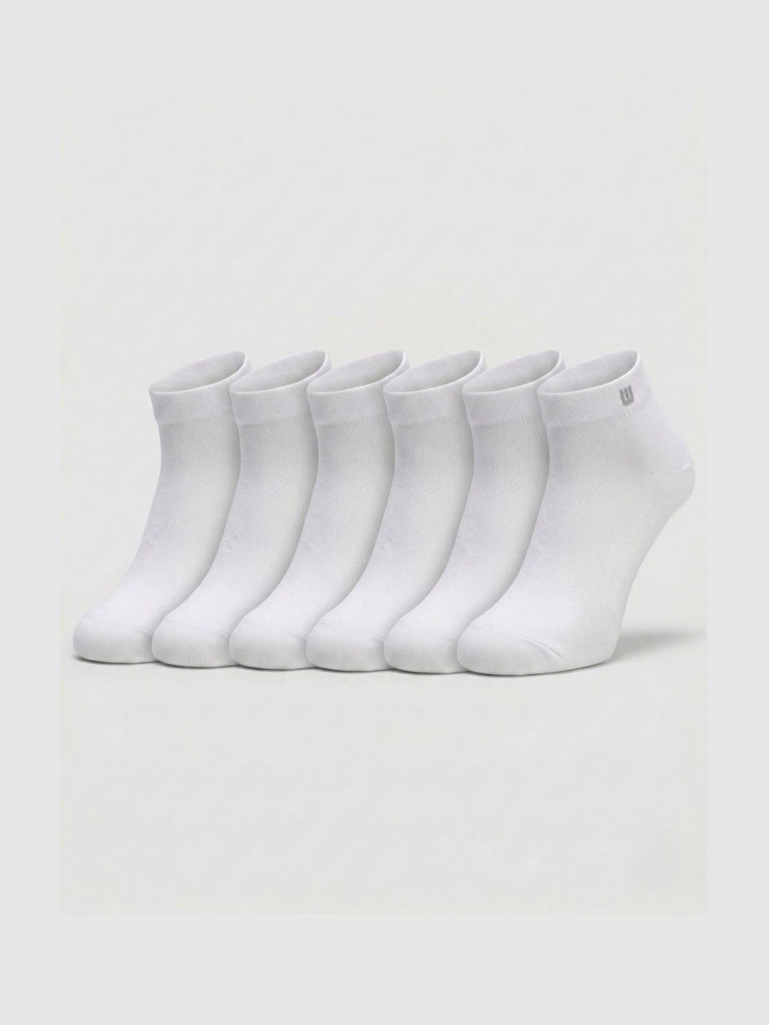 SZN Unisex Pack of 6 Cotton Ankle Length Socks