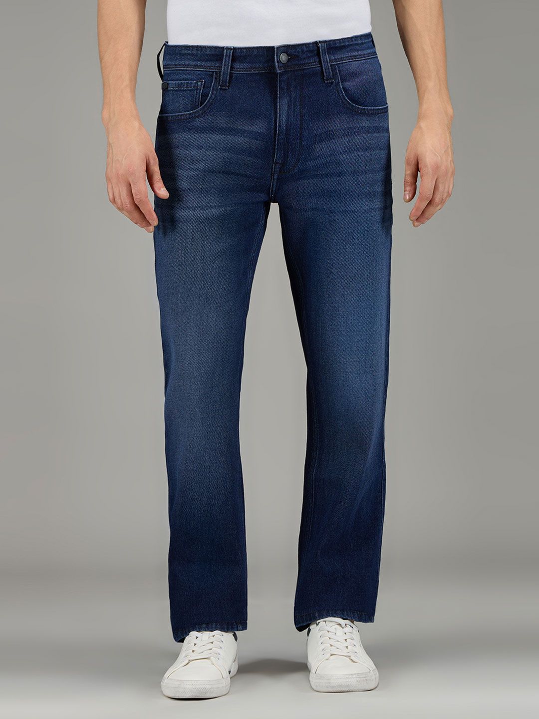 Pepe Jeans Men Holborne Straight Fit Mid-Rise Light Fade Stretchable Jeans