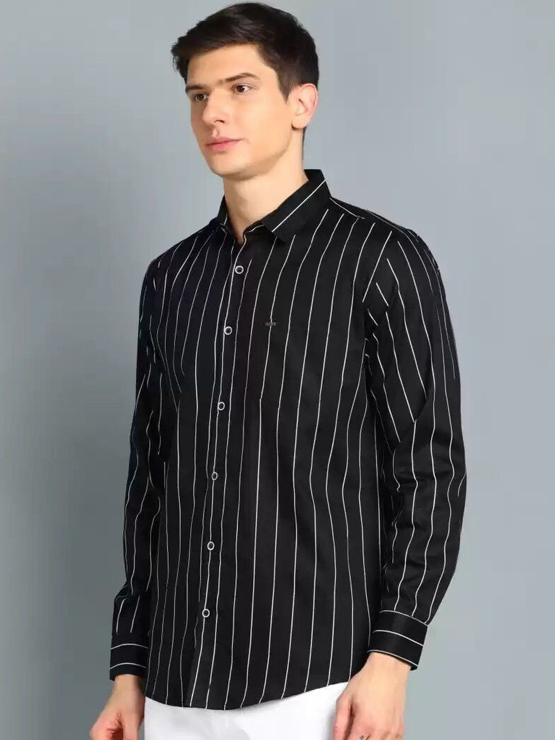 D GENRATION X Men Striped Casual Shirt