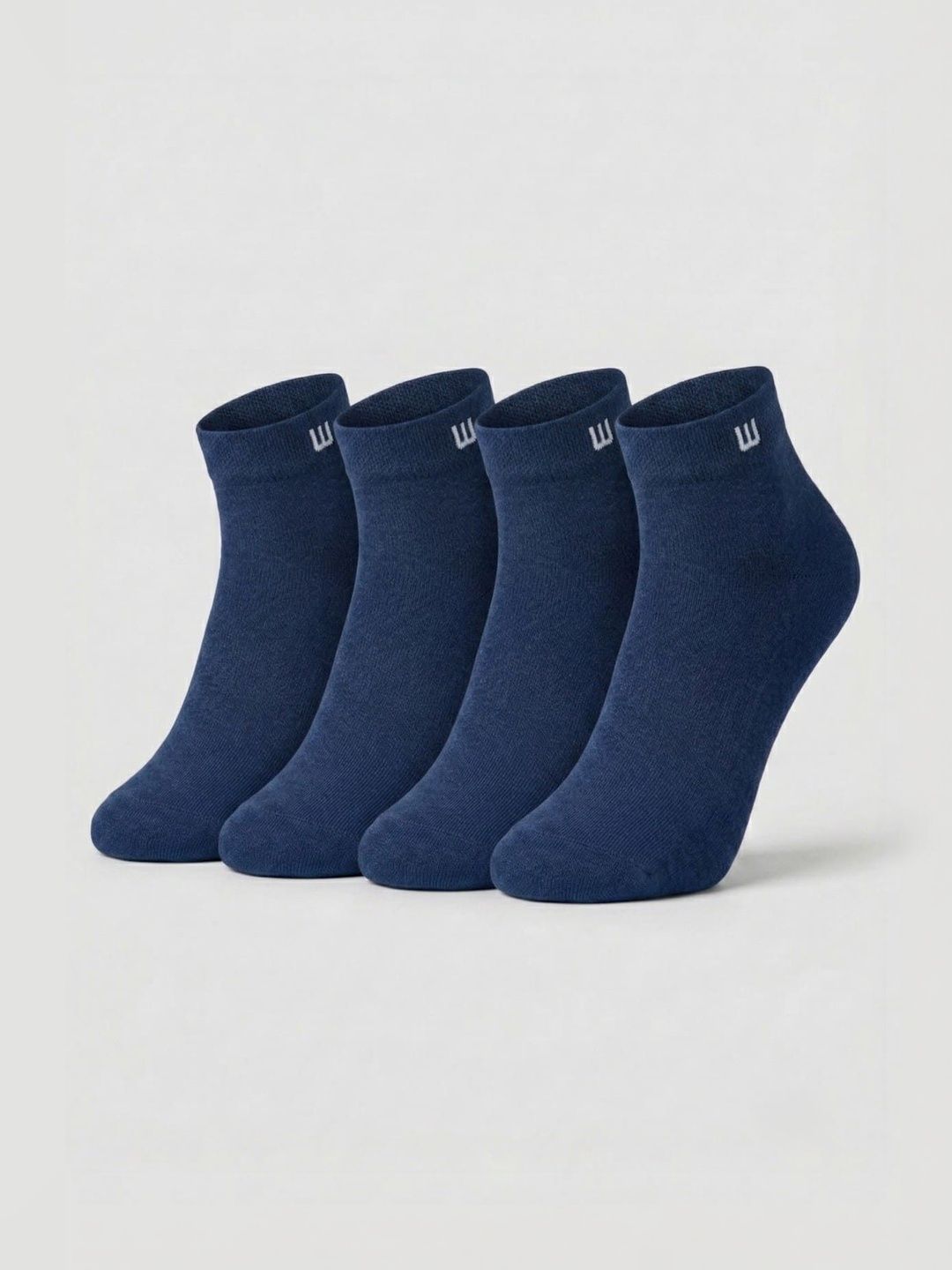 SZN Unisex Pack of 4 Cotton Ankle Length Socks