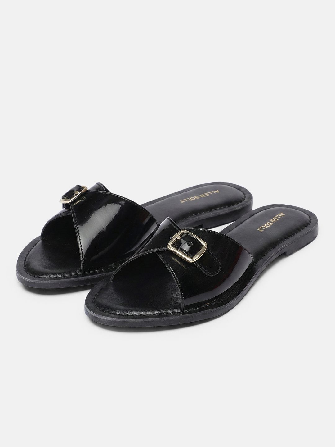 Allen Solly Allen Solly Open Toe Buckle Flats