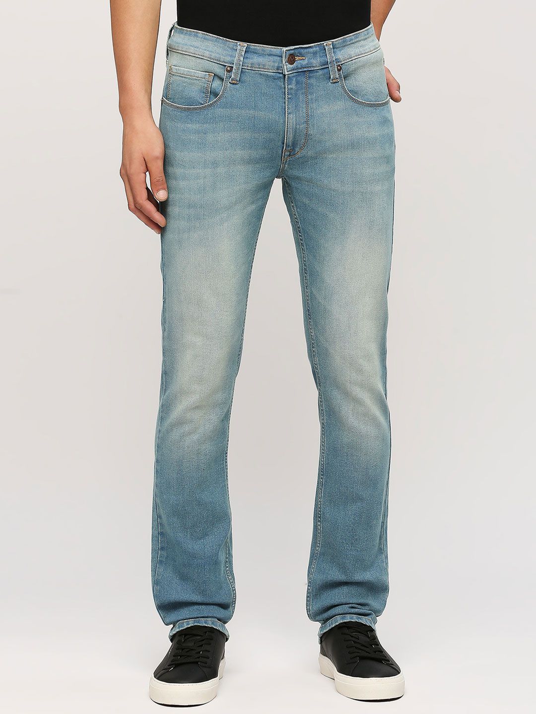 Pepe Jeans Men Blue Slim Fit Heavy Fade Stretchable Jeans