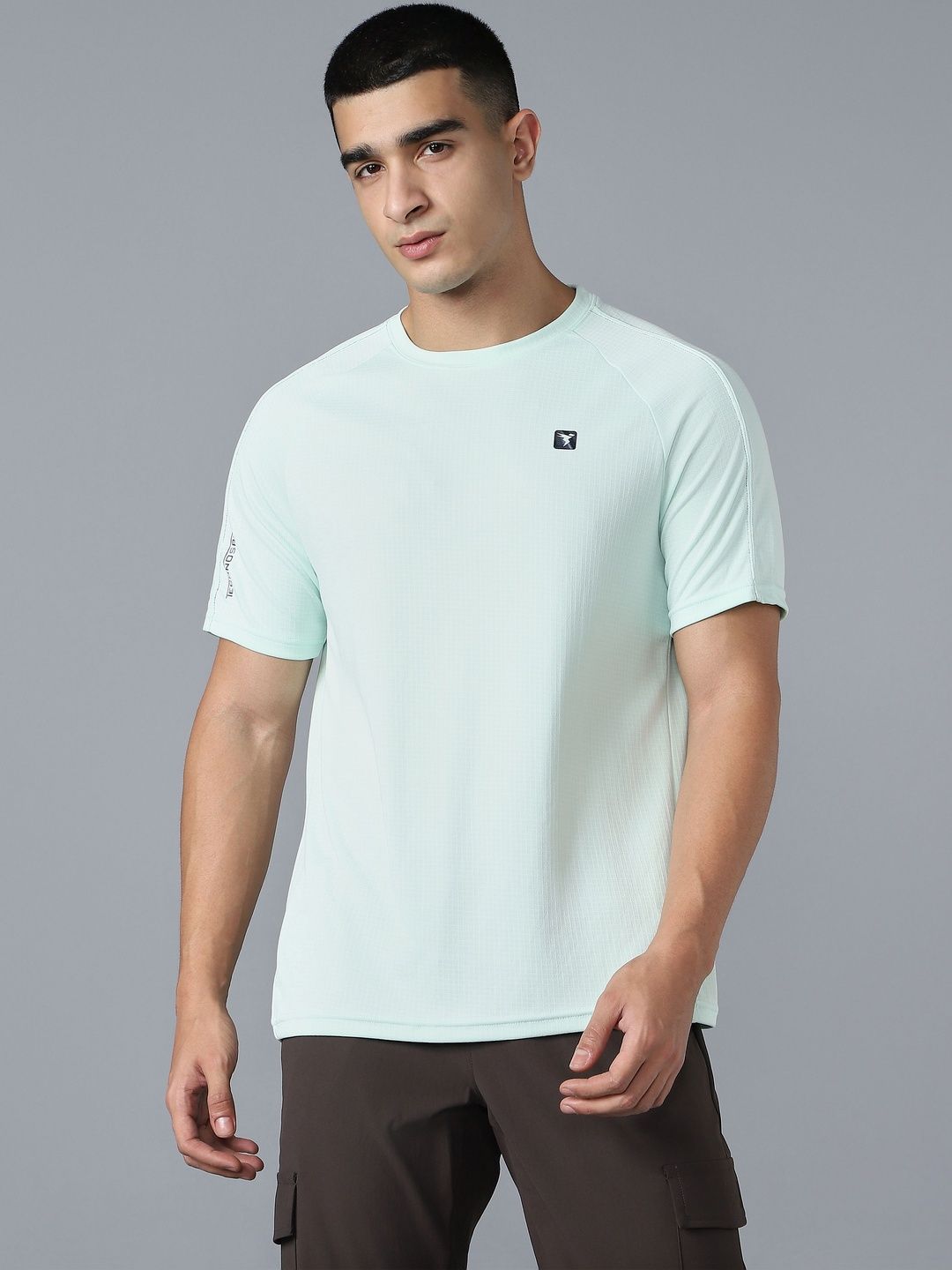 Technosport Men Brand Logo T-shirt
