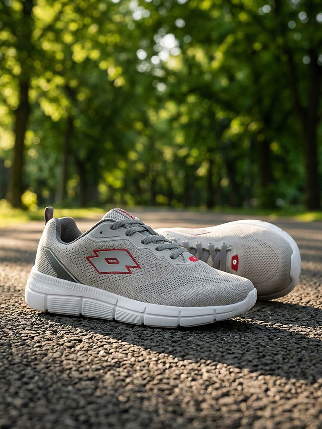 Lotto Men PulseTrek Gray Running Shoes