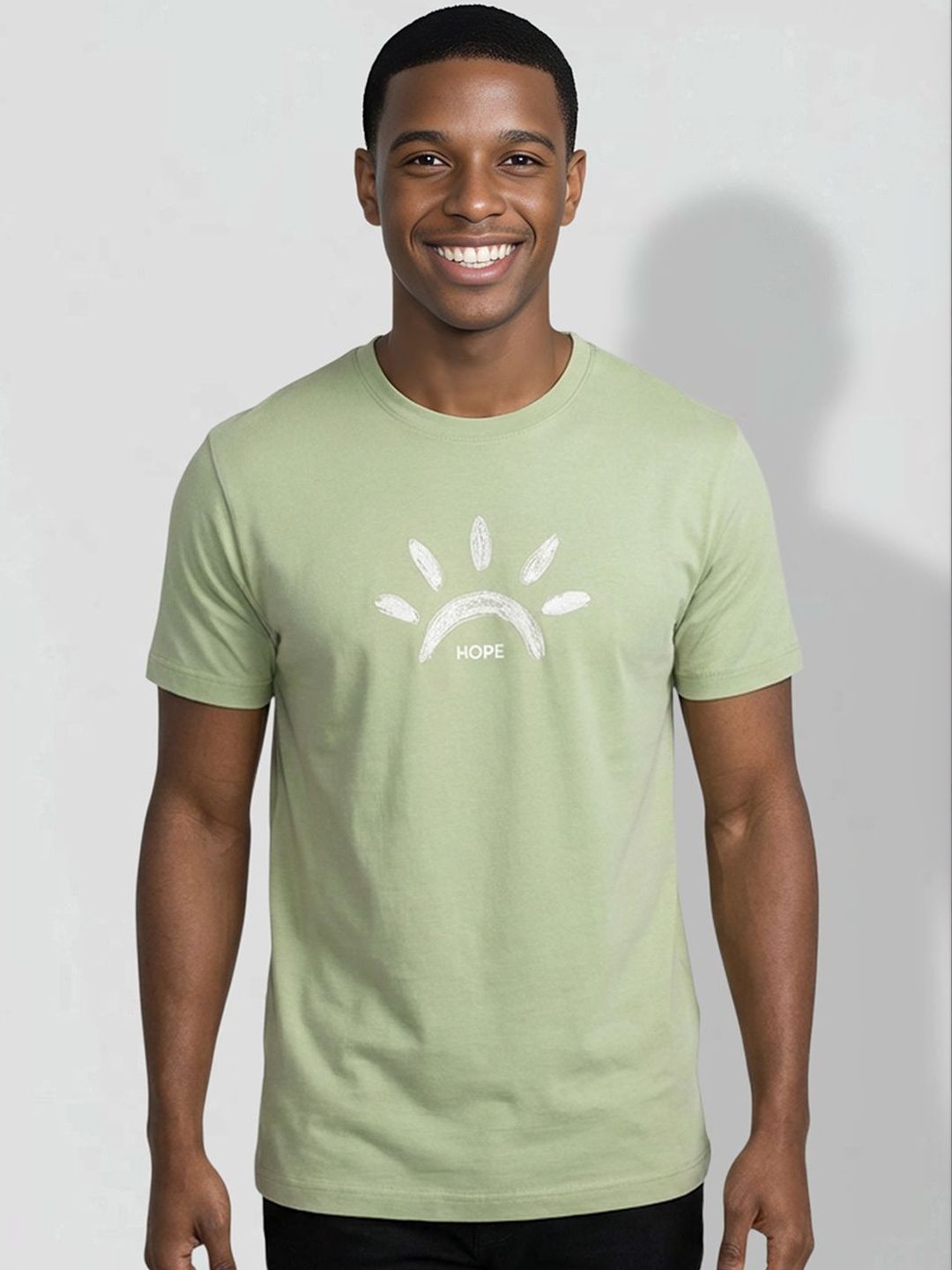Being Human Men Typography Printed T-shirt
