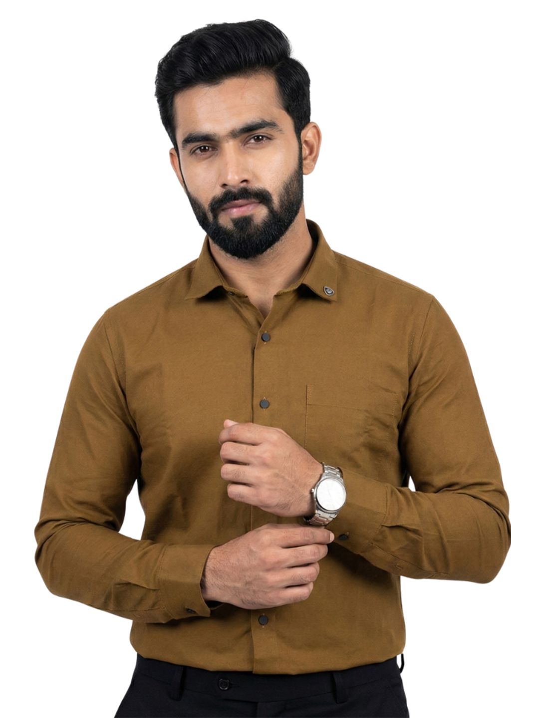 Kites Club Men Slim Fit Formal Shirt
