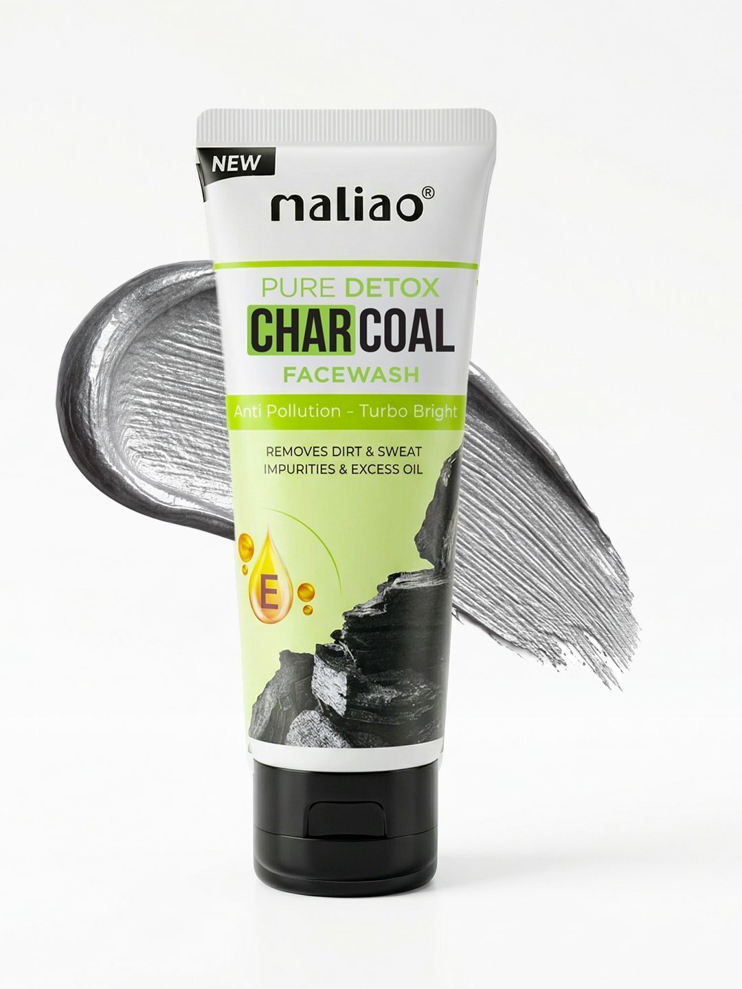 Maliao Charcoal Facewash - 100 ml