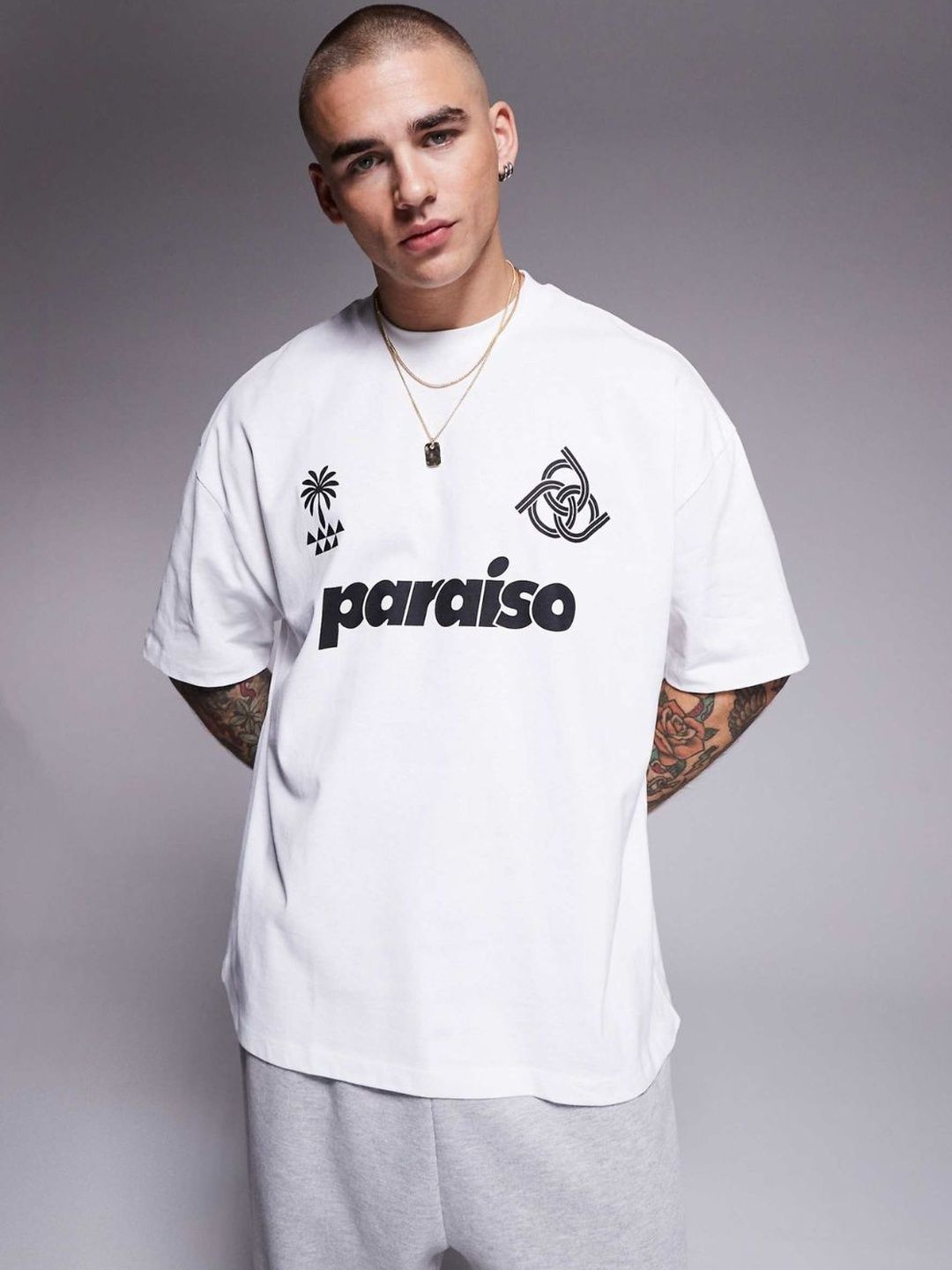 Men Typography Printed T-shirt Cloth N code Men Printed Baggy Fit Typography T-Shirt
