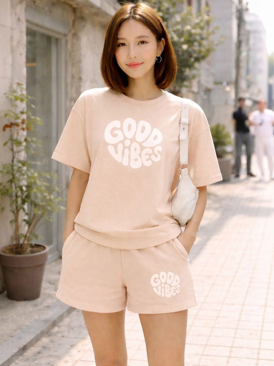 Buy ZEROZABAR Printed T-shirt with Shorts - Co-Ords for Women
