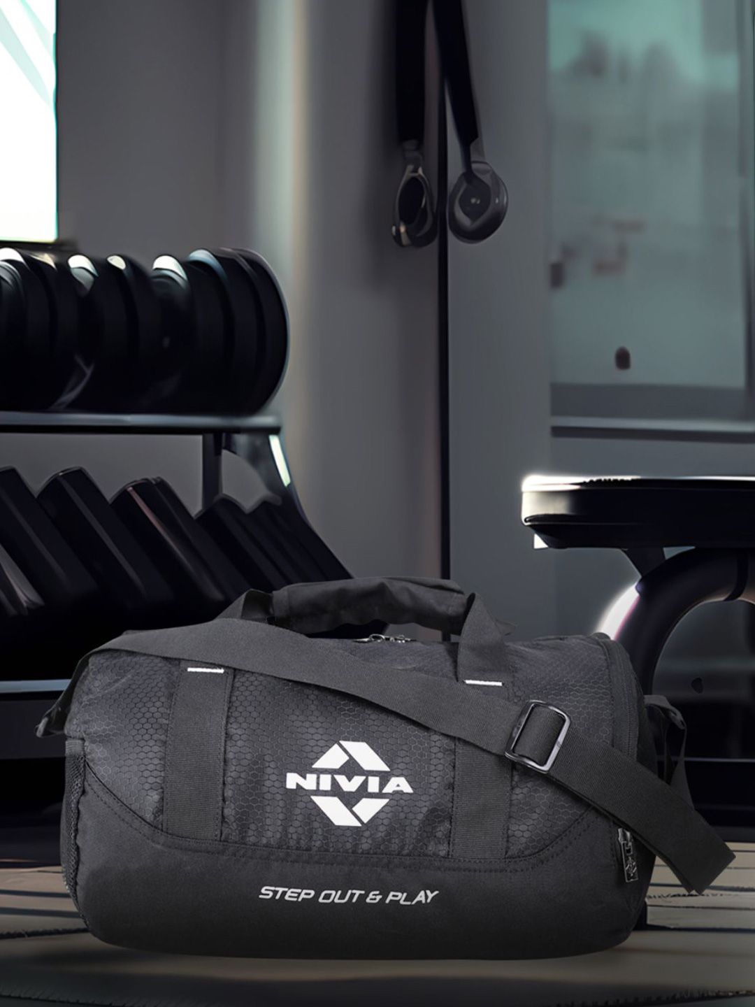NIVIA Adjustable Gym Duffel Bag