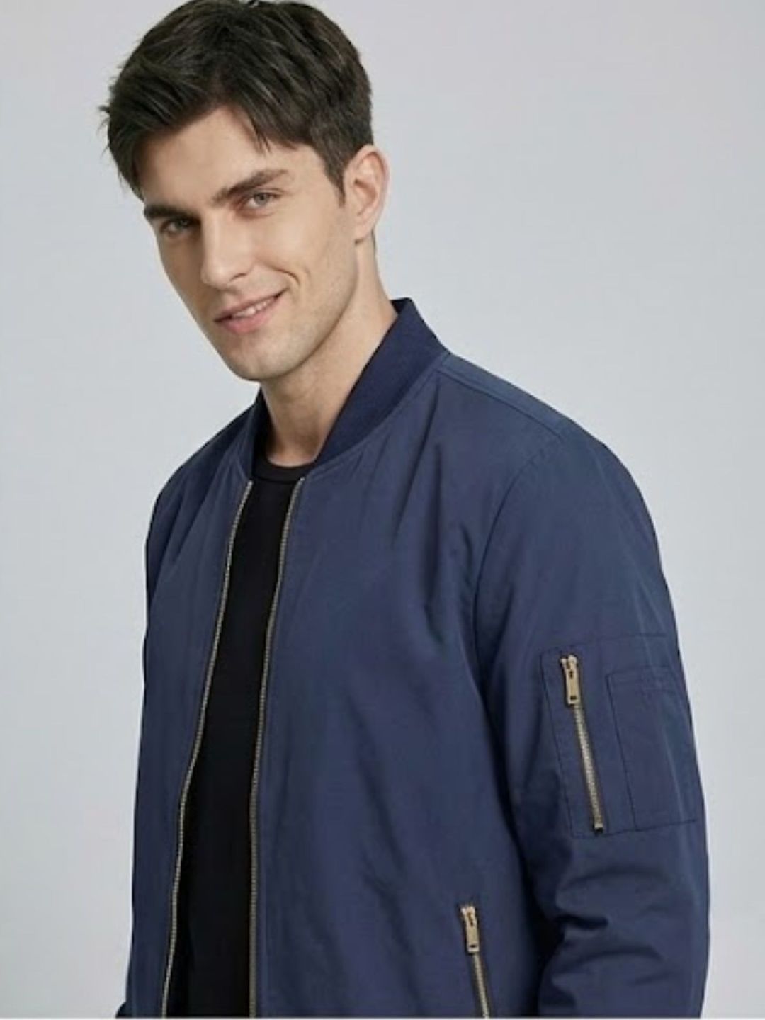 MIA FASHION Men Lightweight Outdoor Bomber Jacket