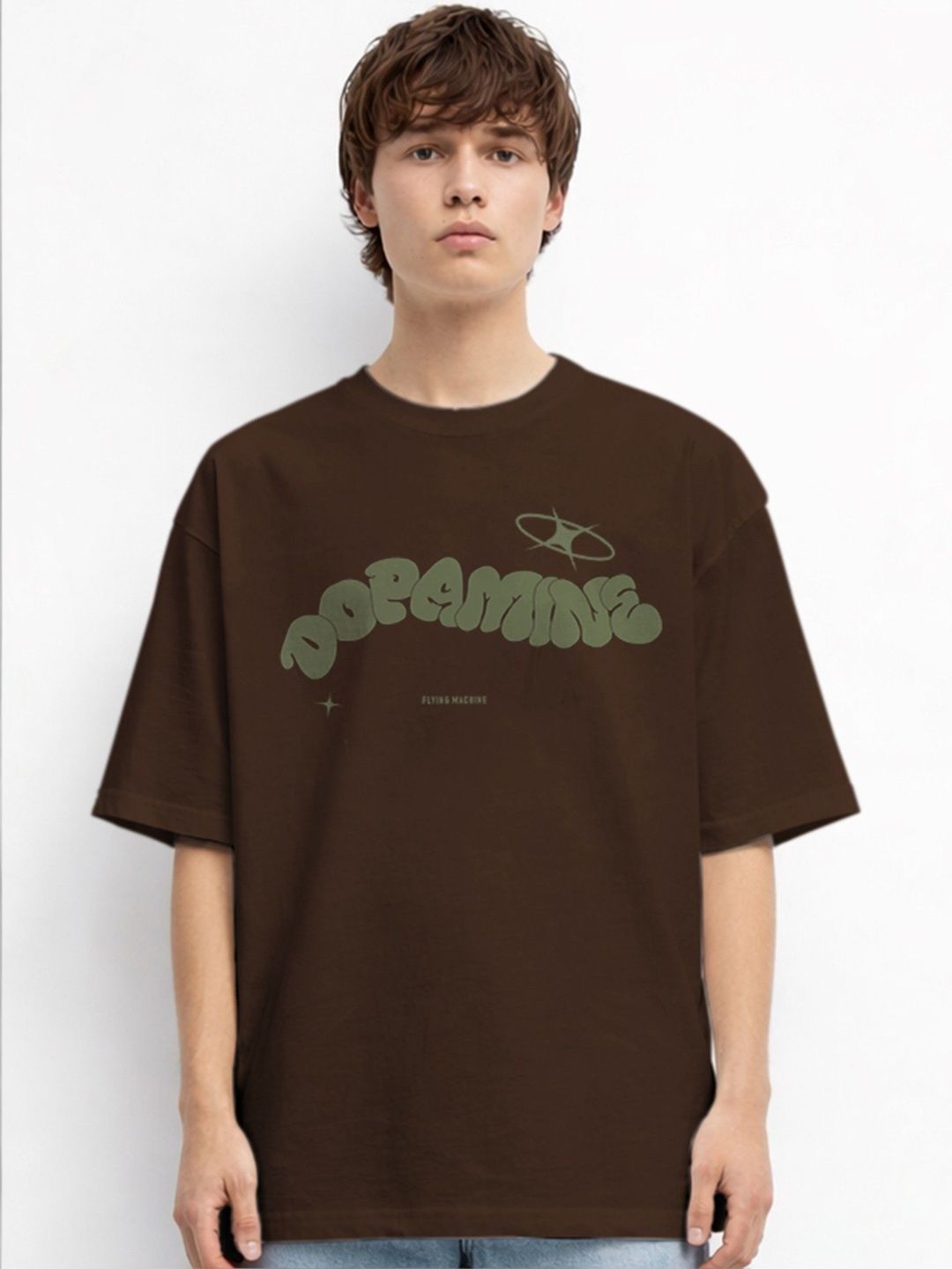 The Roadster Lifestyle Co Printed Organic Cotton Oversized Tshirts